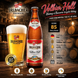 Bia Đức Irlbacher Premium Vollbier Hell 4.9% - Thùng 20 Chai 500ml - Nhập Khẩu 100% - DLG Gold 2024 - Score 85