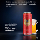 Bia Đức Obermain Hefe Weizen 500ml - Bia Lúa Mỳ Kauerdorfer 5.4% - Thùng 24 Lon Nhập Khẩu Chính Hãng