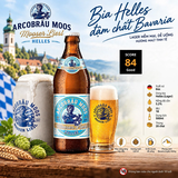Bia Đức Arcobräu Moos Mooser Liesl Helles 5.2% - Thùng 20 Chai 500ml - Nhập Khẩu Đức - Lager Bavaria 1567
