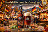 [Thùng 20 Chai] Bia Đức Mönchshof Bockbier 5,4% - Bia Nâu Bock - Dark Strong Lager Nhập Khẩu Đức - Chai 500ml Nút Bật Cổ Điển