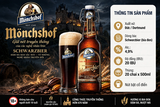 [Thùng 20 Chai] Bia Đen Đức Mönchshof Schwarzbier 4,9% 20 IBU - Bia Đức - Bia Đen - German Black Beer 500ml Nút Bật