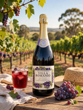 Nước Nho Đỏ Có Ga Villa Romanio Úc 750ml - Sparkling Red Grape Juice Không Cồn - Product of Australia