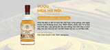 Rượu Mùa Hà Nội 19% 530ml - Hanoi Season Liqueur - Rượu Sấu Hà Nội Ngâm Gừng Thủ Công - Quà Biếu Hà Nội