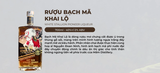 Rượu Mơ Bạch Mã Khai Lộ 40% 700ML - White Stallion - Mơ Ủ Gỗ Sồi - Apricot Brandy