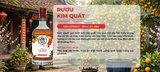 Rượu Kim Quất 530ml - Kumquat Liqueur - Rượu Quất Vàng Hưng Yên Ngâm Mật Ong Thủ Công - Quà Biếu Tết