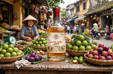 Rượu Mùa Hà Nội 19% 530ml - Hanoi Season Liqueur - Rượu Sấu Hà Nội Ngâm Gừng Thủ Công - Quà Biếu Hà Nội