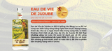 Rượu Táo Eau De Vie De Jujube 44% 530ML - Huy Chương Vàng Lyon 2025 - Táo Bàng La