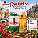 Bia Hà Lan Royal Dutch Premium Lager 5% Thùng 24 Lon 330ml - ESTD 1806 - Nhập Khẩu Chính Hãng