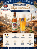 [THÙNG 20 CHAI] Bia Paulaner Weissbier Chai 500ml - Bia Lúa Mỳ Đức - Munich Wheat Beer 5.5%
