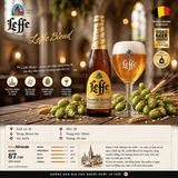 [Chính Hãng] Bia Leffe Blond 6,6% - Bia Vàng Tu Viện Bỉ - Thùng 24 Chai 330ml - Nhập Khẩu Bỉ