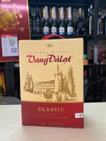 1 Thùng Vang Đà Lạt classic Đỏ 3 Lít x4 Hộp