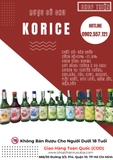 Rượu Sô Chu Hàn Quốc KORICE Soju 360ml