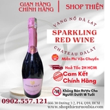 Vang Nổ Đỏ Đà Lạt Champgne Chateau Dalat Sparkling Red 750ml