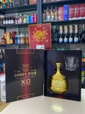 Rượu  Hộp quà Tặng  Cá vàng Brandy XO Janus D'Or 40% 700ml