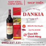 1 thùng Vang Đà Lạt Dankia 12.5% Đỏ 750ml  x 6 Chai