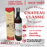 Vang Trắng Đà Lạt CHATEAU CLASSIC 12% 750ml