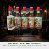 Rượu Rừng 530ml - Mầm Craft Distillery 20%-26% Vol - Rượu Đặc Sản Tây Bắc - Rượu Mận Rừng, Táo Mèo, Mơ Rừng, Mai Vàng, Rượu Trắng Gạo Nếp - 5 Vị