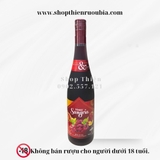 Rượu Vang Trái Cây Nhẹ Độ VIVAZZ SANGRIA 7% 750ml - Nho đỏ