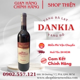 1 thùng Vang Đà Lạt Dankia 12.5% Đỏ 750ml  x 6 Chai