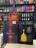 Rượu  Hộp quà Tặng  Cá vàng Brandy XO Janus D'Or 40% 700ml