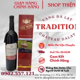 Rượu Vang Đà Lạt Chateau Dalat Tradition   12% 750ml