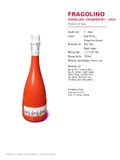 Rượu Vang Sủi Dâu Tây Ý Fragolino Sparkling Strawberry Product of Italy 750ml - 7.5%