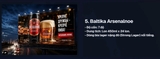 Thùng x 24 Lon Bia Nga Baltika Arsenal Krepkoye Strong Lager 7% - Lon 450ml