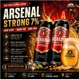 Thùng x 24 Lon Bia Nga Baltika Arsenal Krepkoye Strong Lager 7% - Lon 450ml