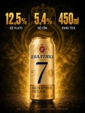 Thùng x 24 Lon Bia Nga Baltika Số 7 Export 5.4% - Lon 450ml - Vị Lager Cao Cấp