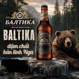 Thùng x 12 Chai Bia Baltika Russian Imperial Stout 8% - 440ml - Tinh Hoa Bia Đen Hoàng Gia Nga