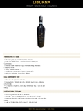 Rượu Vang Đỏ Ý Liburna Merlot Nero d'Avola Sicilia DOC 14% 750ml