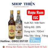 Rượu Rum ISC 39% 700ml
