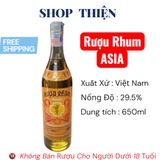 Rượu Rhum Việt Nam Asia 650ml 29% 650ml