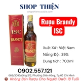 Rượu ISC BRANDY 39% 700ml