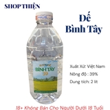 Rượu Đế Bình Tây 39 Độ Can 2 Lít Chính Gốc - Giá Tốt Tại TP.HCM