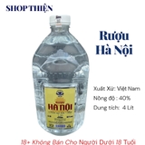 Rượu Hà Nội HALICO 40 Độ Can 4 Lít - Men Say Hồn Việt Chính Hãng -Shop Thiện