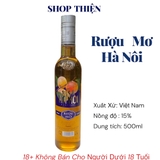 [Chính Hãng] Rượu Mơ Hà Nội Halico 500ml 15% - Thơm Ngọt Dịu Êm, Quà Tặng Sang Trọng