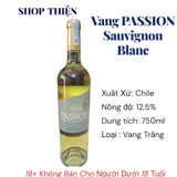 Vang Trắng Chile Passion Sauvignon Blanc 12.5% - Chai 750ml