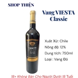Rượu Vang Đỏ VIESTA  Classic Chile 750ml 12% - Vang Nhập Khẩu Central Valley