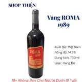 Vang Đỏ ROMA 1989 14.5% 750ml