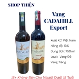 Vang Đà Lạt Cadahill Export 13% 750ml