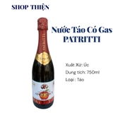 Nước Trái Cây Có Gas Patritti Úc 750ml - Nho, Táo - Không Cồn, Ăn Tiệc Sang Trọng