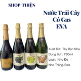 Mua Nước Trái Cây Có Gas EVA 750ml nhập khẩu Tây Ban Nha tại Shop Thiện. 4 vị: EVA Gold, Nho Đỏ, Nho Trắng, Đào. 0% cồn, vị ngon sang trọng thay thế rượu vang. Giao nhanh toàn quốc.
