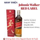 Johnnie Walker Red Label 750ml | Blended Scotch Whisky Chính Hãng Scotland