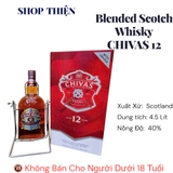 Rượu Chivas Regal 12 Years Blended Scotch Whisky 4.5 Lít Kèm Kệ Đỡ (Cradle) - SHOP THIỆN