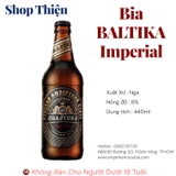 Bia Baltika Russian Imperial Stout 8% - 440ml - Tinh Hoa Bia Đen Hoàng Gia Nga