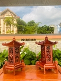 ĐÈN THỜ GỖ HƯƠNG . MSP DTGH900