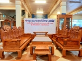 Bộ bàn ghế như ý tay 12 gỗ Hương đá - MSP: GNYT12HĐ620