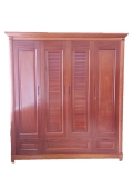 Tủ 4 buồng soi đũa cánh chớp gỗ lát - MSP: T4BSĐCCL96