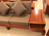 Bộ bàn ghế chân hươu phòng khách 2 loại Gỗ Hương đá và Gỗ Gõ đỏ - MSP: GCHHĐ385